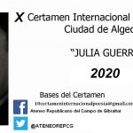 El Ateneo Republicano convoca el Certamen Internacional de Poesía Social “Julia Guerra”