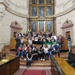 Vecinos migrantes de Algeciras visitan el Parlamento de Andalucía