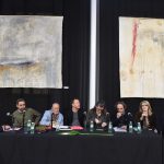 Artistas y allegados analizan la pintura de la recordada artista algecireña Blanca Orozco Un momento del acto que se ha celebrado esta tarde en el Museo Municipal