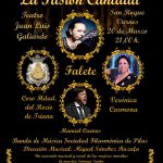 Estreno del espectáculo “La Pasión Cantada”, el próximo 20 de marzo en el Juan Luis Galiardo