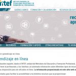 Educación pone a disposición una web con contenido pedagógico para trabajar en un entorno virtual