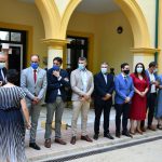 Los alcaldes piden a la ministra de Exteriores la inclusión del plan para la comarca en los presupuestos de 2021