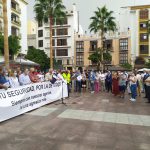 Lozano participa en la concentración en apoyo a las Fuerzas de Seguridad en la lucha contra el narcotráfico