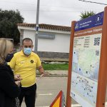 Eva Pajares conoce las necesidades de los ciclistas en la A-405 a través del Club Los Dalton