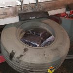 La Guardia Civil interviene en el Puerto de Algeciras 11 kilos de hachís en el interior de la rueda de repuesto