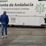 El cribado de San Roque registra 17 positivos de un total de 591 test realizados Autobús Junta de Andalucía