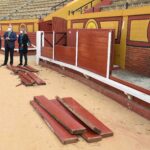 El alcalde supervisa las obras de modernización de la Plaza de Toros “Las Palomas”