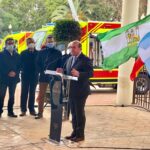 Presentados 6 nuevos camiones de bomberos, de los que 2 permanecerán en la comarca