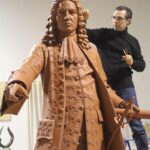 Concluye el modelado de la escultura del Marqués de Verboom