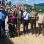 Presentación de la Hermandad del Rocío de San Roque ante la Virgen
