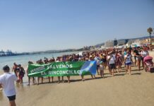 Verdemar EA anima a los Algecireños a que asistan a la manifestación en la playa de El Rinconcillo