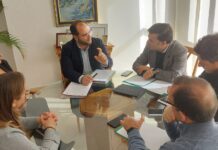 Vaca recibe en su primera visita institucional al nuevo delegado territorial de Agricultura, David Gil