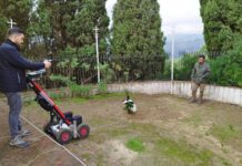 El georradar empieza a buscar las fosas comunes con fusilados por el franquismo en el cementerio viejo de Castellar de la Frontera