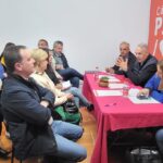 El PSOE celebra vez una Ejecutiva provincial en Jimena para respaldar a sus candidatos, Juan Antonio Morales y Virginia Pineda