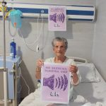 Mujeres pacientes de la habitación 610 del hospital Punta Europa se suman al 8 de marzo