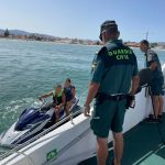 La Guardia Civil incrementa el control y la vigilancia sobre las embarcaciones de recreo y motos náuticas en la costa del Campo de Gibraltar