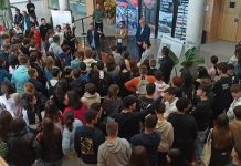 Doscientos alumnos de La Línea participan en una jornada de memoria histórica sobre presos esclavos