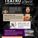 Cinco espectáculos para el mes de abril con motivo del V Festival de Teatro “Juan Luis Galiardo”