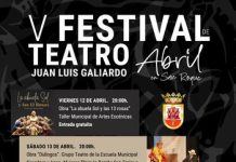 Cinco espectáculos para el mes de abril con motivo del V Festival de Teatro “Juan Luis Galiardo”