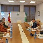 La delegada Mercedes Colombo recibe a la Comunidad de Regantes de San Pablo de Buceite