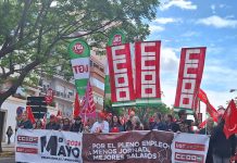 CCOO ve positivos los datos de paro de abril, pero sostiene la necesidad de medidas específicas para Cádiz