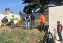 Empiezan en el cementerio de Tarifa las prospecciones en busca de las fosas comunes con las víctimas del franquismo