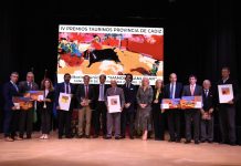 La Junta subraya el apoyo al mundo del toro en la entrega de los IV Premios Taurinos