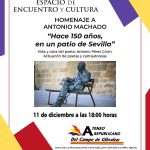 El Ateneo Republicano celebra un acto en honor a Antonio Machado en el 150º aniversario de su nacimiento