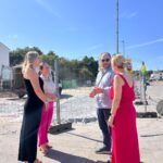 El alcalde de Castellar y la presidenta de la Mancomunidad visitan las obras de mejora de la movilidad sostenible impulsadas en el municipio