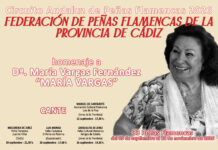 El Circuito Andaluz de Peñas Flamencas reunirá 33 recitales y rendirá tributo a María Vargas