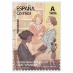 Correos presenta un sello que conmemora el centenario del Lyceum Club Femenino