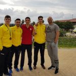 José Antonio Aguilar, del Lee Do Kwan, campeón de Andalucía Senior de Taekwondo Olímpico