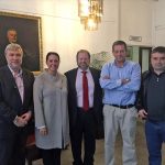 Primera reunión entre el Gobierno de Gibraltar y la Mancomunidad para la planificación de las XIII Jornadas de Historia