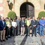 La comarca recuerda en silencio al guardia civil de Tráfico fallecido en acto de servicio